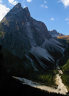 Fischlein valley and Einserkofel near Sexten