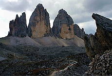 Magic Tre Cime mountains