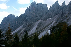 Sundial Sexten mountains