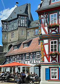 Old town of Idstein in Taunus