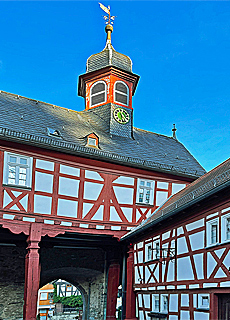 Half-timbered house in Koenigstein