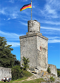 Castle ruins Koenigstein at Taunus