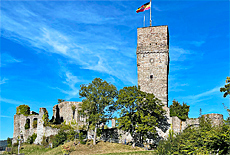 Castle ruins Koenigstein in Taunus