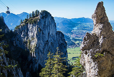 Tegelberg Gelbe Wand Klettersteig