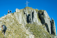 Branderschrofen summit cross on Tegelberg