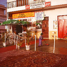 Coffee shop with Persian carpet