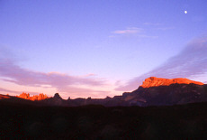 Sunset in the high plaines of Las Canadas