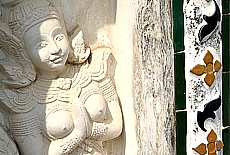 Ornaments at Wat Arun Pagoda