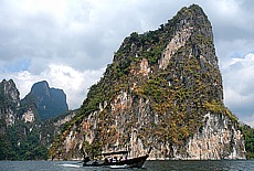 Cheow Lan lake in Khao Sok National Park