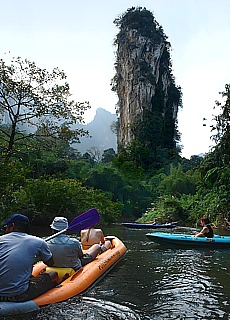 Canoe tour in Khao Sok Nationalpark