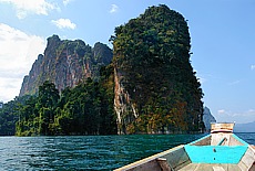 Cheow Lan lake in Khao Sok National Park