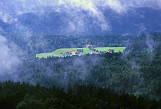 Village in the mountains