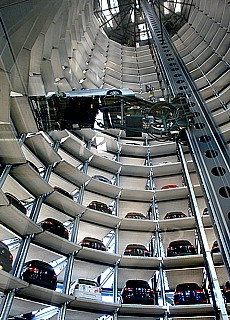 Autotower in the VW Autocity Wolfsburg