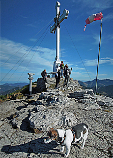 Wallberg Mountain summit cross
