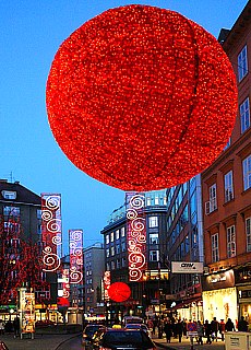 Chrismas spirit in the Rothenturm street in Vienna