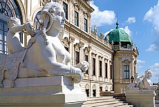 Statues at Palace Belvedere