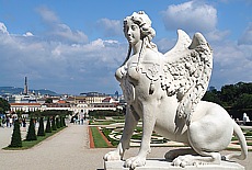 Busty Statues at Palace Belvedere