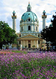 Karlschurch at Karlsplace in Vienna