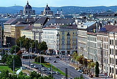 High above Karlsplace in Vienna